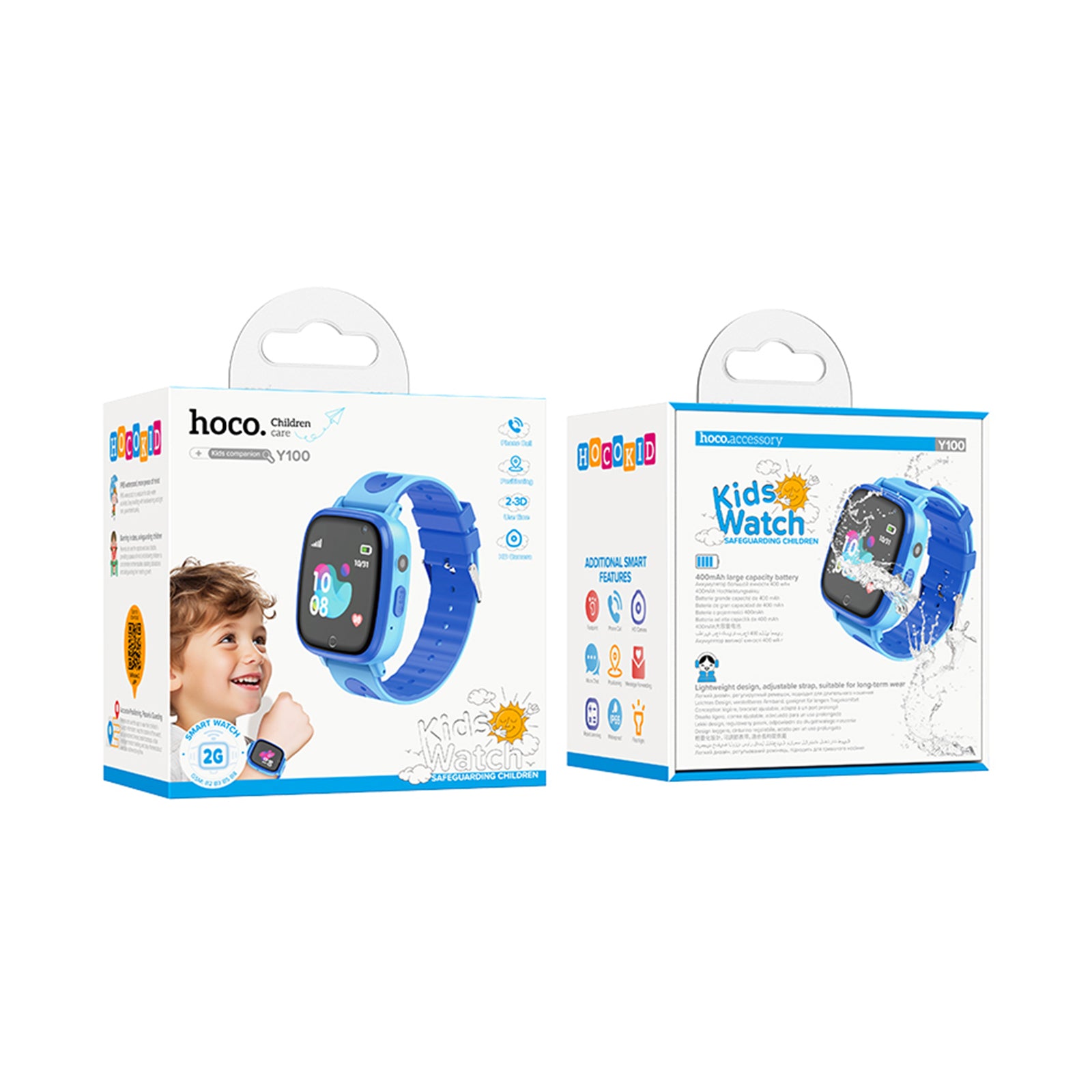 HOCO Y100 Smart Watch Kids - Blue